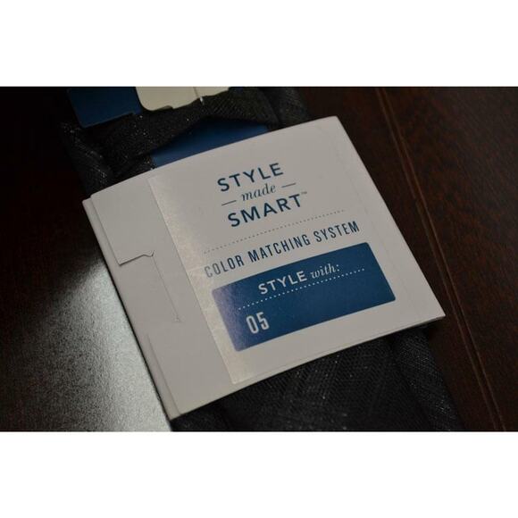 0139 NEW Mens Ryan Seacrest Distinction Lurex Plaid Slim Neck Tie One Size - Picture 5 of 5